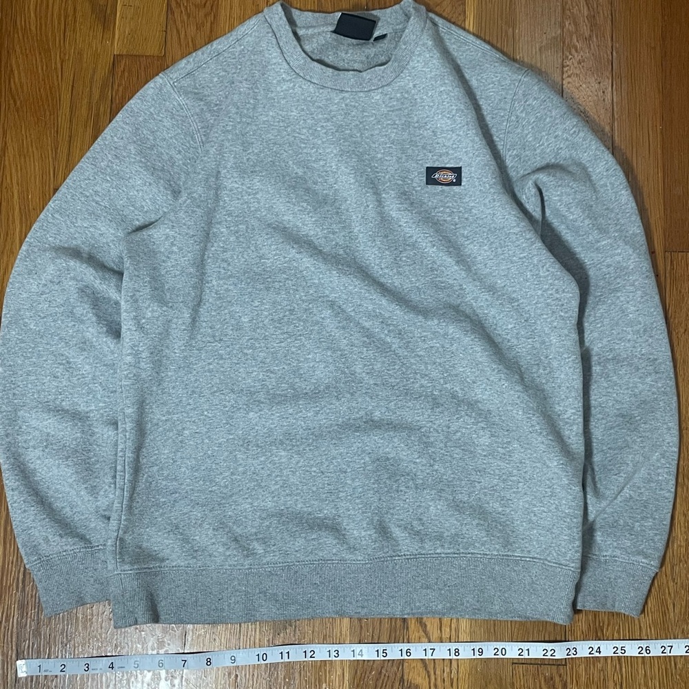 Dickies Men's Heather Gray Crewneck Sweater